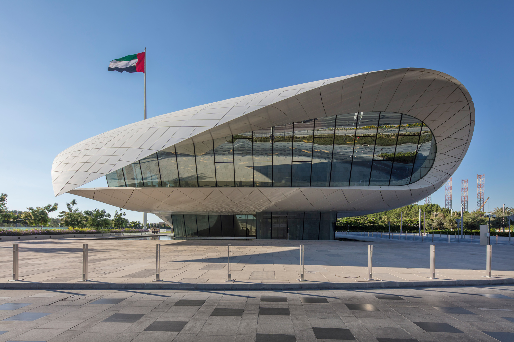 Außenaufnahme des ETIHAD MUSEUMs Dubai, UAE; Moriyama &amp; Teshima Architekten