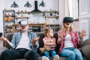 virtual reality for family activity