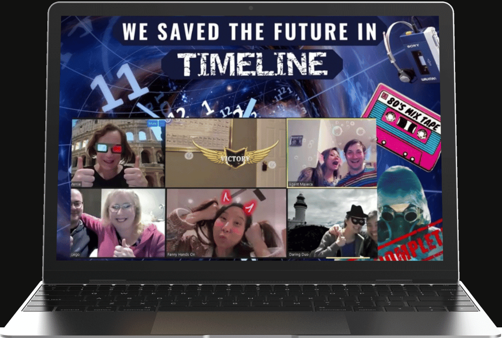 virtual team building hosted online escape game