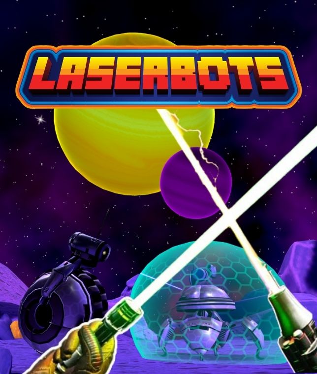 A virtual reality mini game where players work together stop the laserbots from invading.