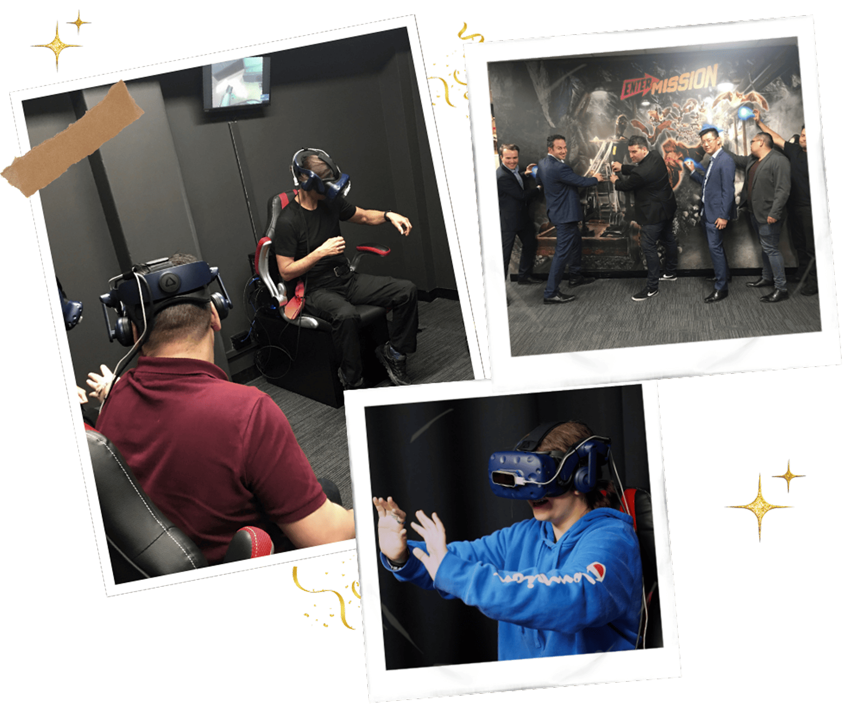 VR experiences collage