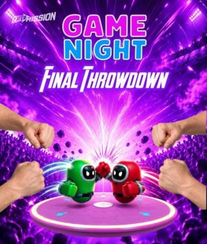 VR Games Final Throwdown Game Night poster artwork