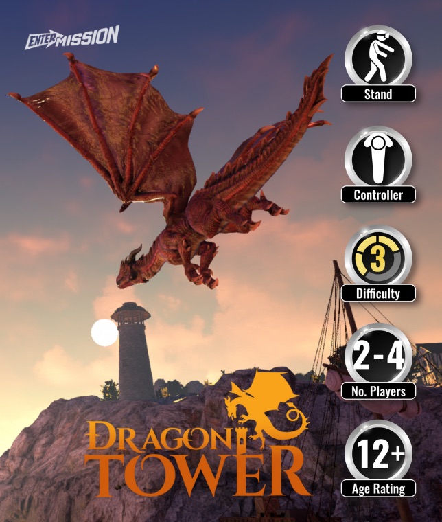 A Virtual Reality Escape Room in where players solve puzzles in a tower trying to escape the dragons.