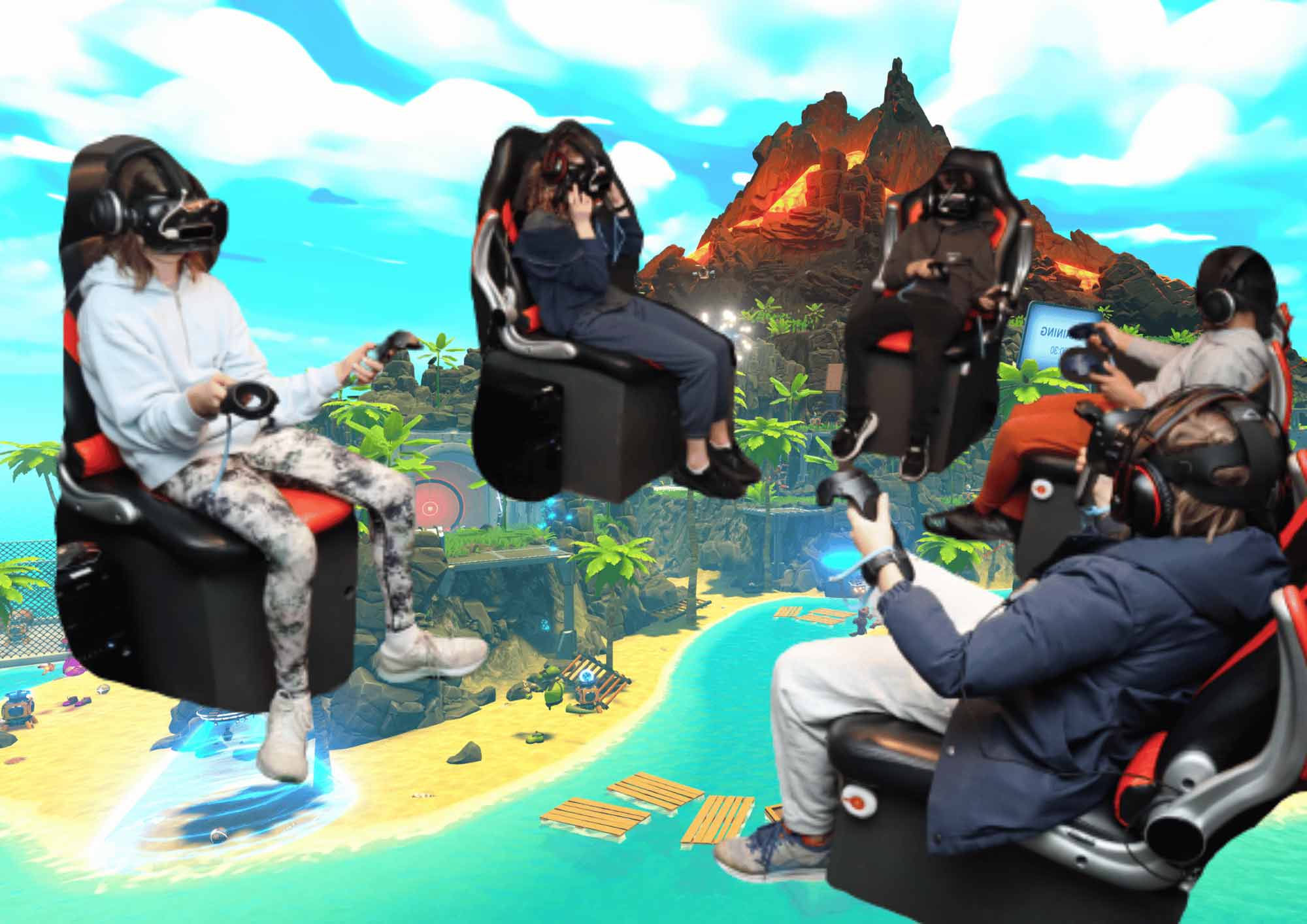 Virtual reality All-against-all matches are an exciting way to get together with friends for some mindless fun.