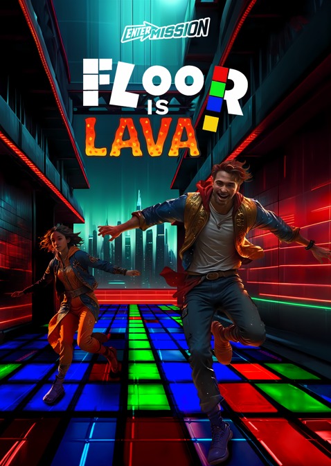 Floor is Lava Floor is Lava white EM logo portrait LoRes 1