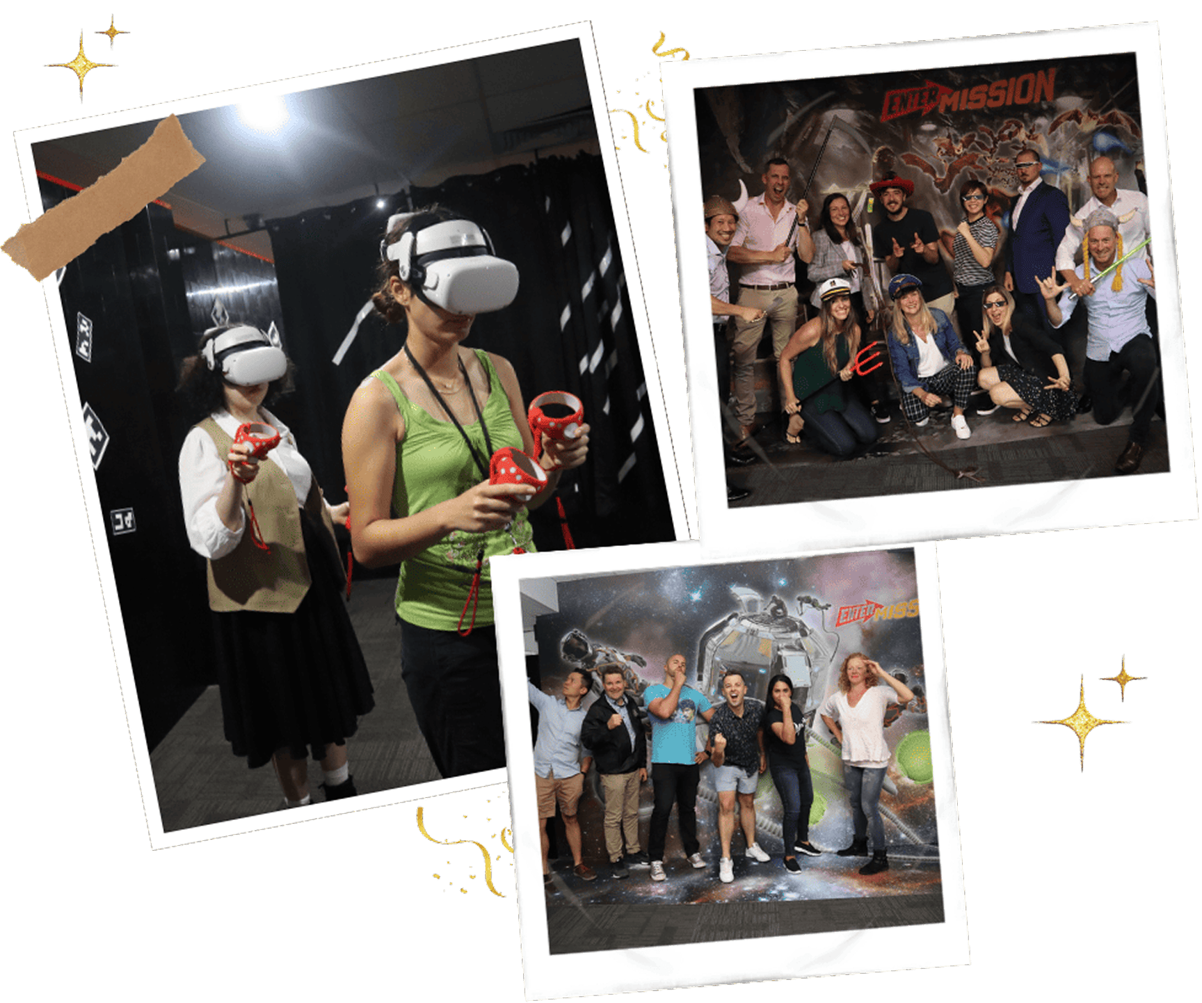 VR experiences collage