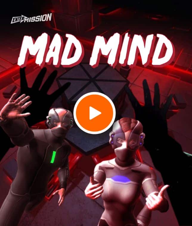 A Virtual Reality Escape Room where players solve puzzles inside the mind of a mad man to save a child.