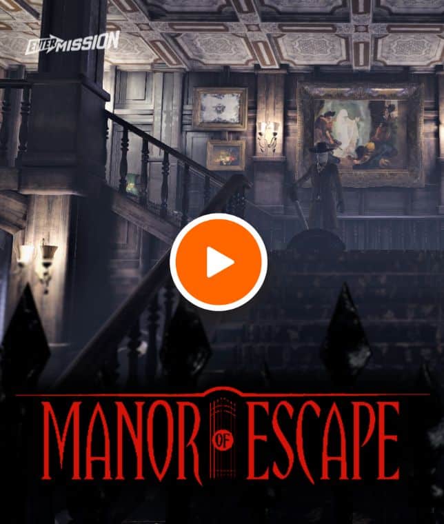 A Virtual Reality Escape Room in where players solve puzzles inside a Manor and try to escape.