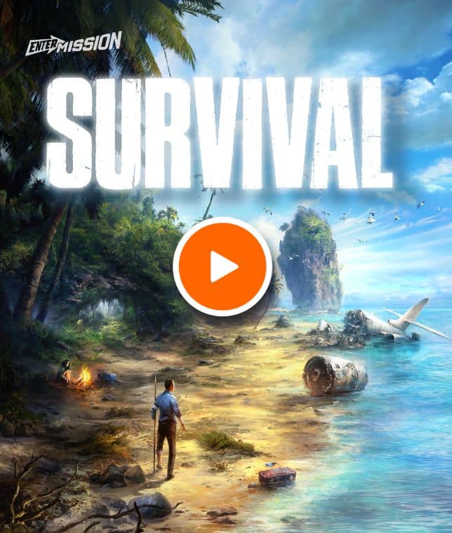 A Virtual Reality Escape Room where players solve puzzles and try to escape a remote island in the Pacific Ocean.