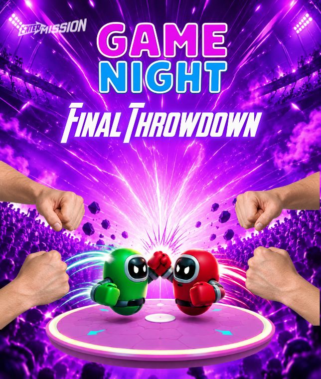 Final Throwdown Game Night poster artwork