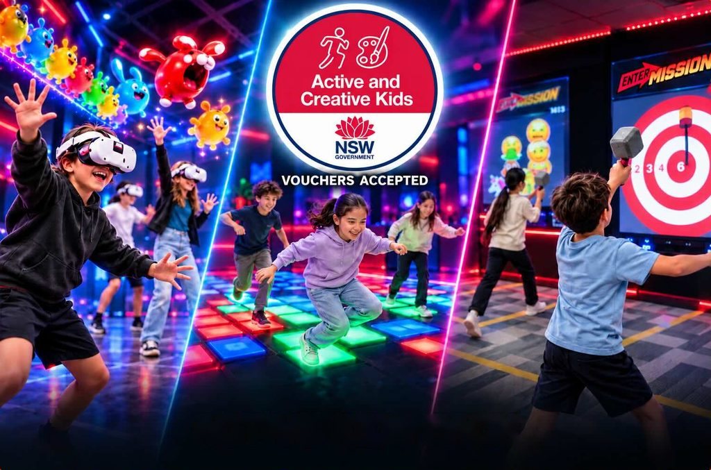 Active Kids Pack: 3 games, 1 pack. Active and Creative Kids vouchers accepted