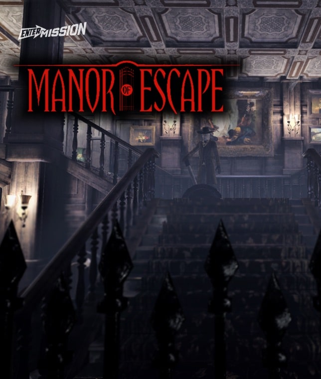 A Virtual Reality Escape Room in where players solve puzzles inside a Manor and try to escape.